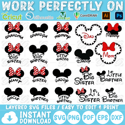 MEGA 500+ Mickey Mouse Bundle SVG, Mickey Mouse SVG, Mickey Mouse Cutfile, Mickey Mouse Clipart, Mickey Mouse Tshirt, Instant Download